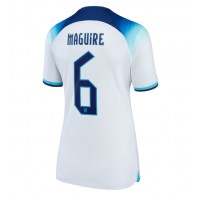 Dámy Fotbalový dres Anglie Harry Maguire #6 MS 2022 Domácí Krátký Rukáv